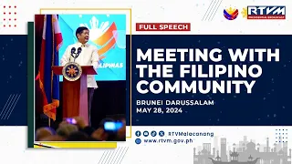 Meeting with the Filipino Community (Speech) 5/28/2024