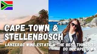 AMAZING THINGS TO DO IN CAPE TOWN | 5 days in Cape Town & Stellenbosch blog. Lanzerac wine estate
