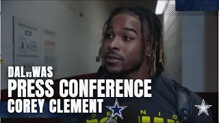 Corey Clement Postgame Week 14 | #DALvsWAS | Dallas Cowboys 2021