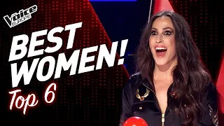 Best FEMALE BLIND AUDITIONS on The Voice! | TOP 6