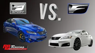 Supercharged Lexus IS 350 F Sport VS Lexus ISF | Roll Race