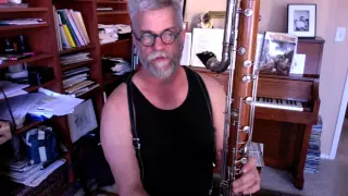 That's a contralto clarinet...