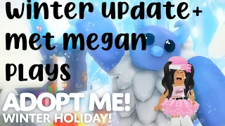 What's Really Behind the Gate/ Winter Update ( Buying Frost Fury) ( Met Megan Plays) Roblox Adopt Me