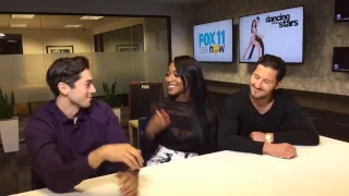 Normani and Val on Fox 11 Talk Now Facebook Live (April 19, 2017)