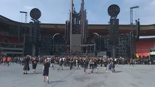 RAMMSTEIN - Praha 17.7.2019 - vstup do Sinobo Arény