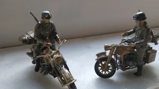 Bmw R-75 & Zundapp ks 750 build 1/35 scale ( italeri 316)