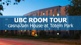 UBC Totem Park Room Tour - c̓əsnaʔəm House