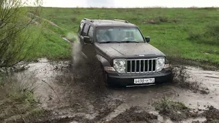 Лёгкое бездорожье Jeep cherokee кк 2008г. Майские праздники. 01.05.2022