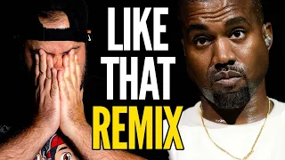 THIS THE DISS ? 🤣 Kanye West - Like That Remix (REACTION!)