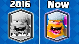 Lumberjack in 2016 vs Now - Clash Royale