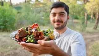 Super tasty BEEF & VEGETABLES in a pot — Khashlama