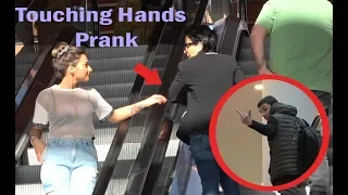 Touching Hands On Escalator Prank 2019 | Prank in Georgia |  Best of Just For Laughs