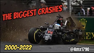 The Biggest Crashes in Formula 1 from 2000-2022 | Fatal Crashes are Excluded