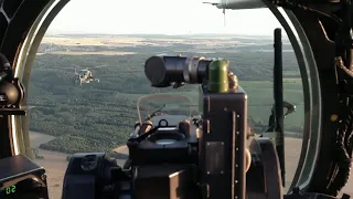 Czech MI-24 Hind Combat Helicopters In Action - MI-24 Rocket Strike Cockpit POV