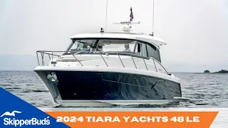 NEW 2024 Tiara Yachts 48LE Yacht Walkthrough SkipperBud's