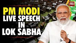 Lok Sabha LIVE: PM Modi Speech On No Confidence Motion  In Parliament | PM Modi Full Speech In L.S