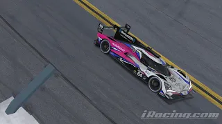 Lap at Daytona in the Acura ARX-06 GTP in Iracing.