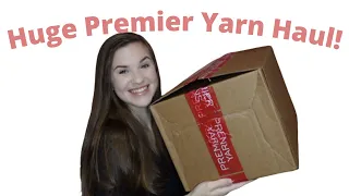 Huge Premier Yarn Haul & Unboxing!! Parfait Chunky, Just Chenille, and Chenille Blossom Yarn!