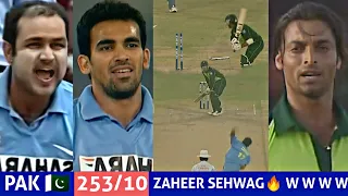 India vs Pakistan 2004 5th ODI Highlights| SEHWAG+ ZAHEER+KARTIK Brilliant BOWLING against PAK😱🔥