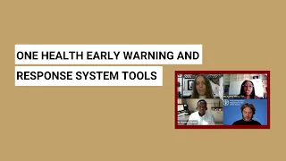 One Health Early Warning and Response System Tools