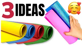 3 AMAZING FOAM SHEET DIY CRAFT IDEAS ✂️ AMAZING DIYS WITH FOAM