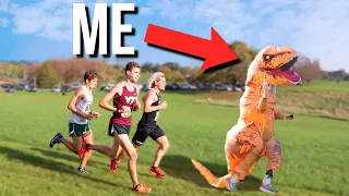 I Ran My Cross Country Race in a Dinosaur Suit