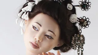Авторская кукла Каори в японском костюме, Автор- Елена Ким