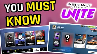 YOU MUST KNOW THESE ABOUT ASPHALT LEGENDS UNITE !! | *NEW* Garage & UI - Asphalt Legends Unite