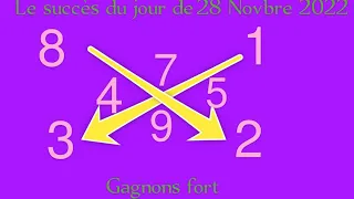 LA CROIX DU JOUR DE 28 NOVEMBRE 2022 DE LOTTO ET LE CALCUL DES PIONS FORT POUR TOUT PAYS