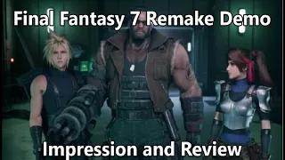 Final Fantasy 7 Remake Demo - Let's Play, Impression and Review