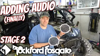 How to add audio to a PRO XP - Rockford Fosgate Stage 2!