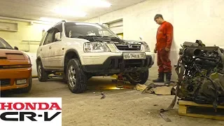 Замена мотора и автомата на контрактные. Косяки при покупке. Honda CRV, RD1, B20B. [БТ11]