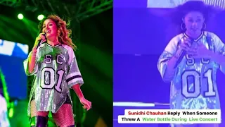 Someone Threw A Bottle At Sunidhi Chauhan At A Dehradun Concert Showing Massive Disrespect