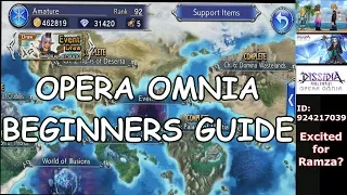 Dissidia Opera Omnia - Beginners Guide! (Tips and Tutorial)