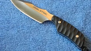 Real Steel D130 Neck Knife - D2 steel on a budget