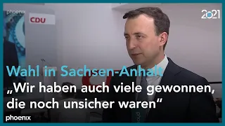 Wahl Sachsen-Anhalt: CDU-Generalsekretär Paul Ziemiak im Interview am 06.06.21