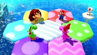 Mario Party Superstars Minigames - DK vs Mario vs Yoshi vs Birdo (Master CPU)