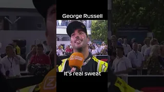 George Russell Real Sweat #shorts #f1 #elplan #f12023 #georgerussel #danielricciardo