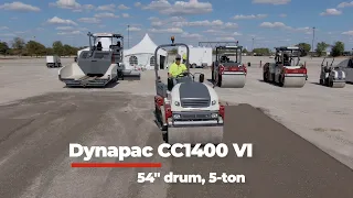 High Quality Compaction in Tough Environments with the Dynapac CC1400VI