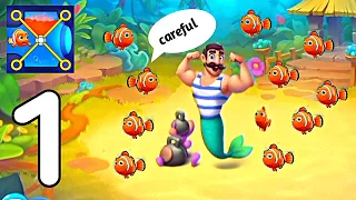 Fishdom - Gameplay Walkthrough : Part 1 (Android, iOS)