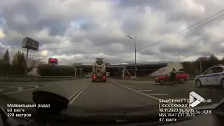 Driver survives concrete bridge collapse || Viral Video UK