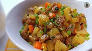 TUMIS KENTANG WORTEL* Olahan Kentang Sederhana untuk Lauk | POTATO & CARROT STIR FRY