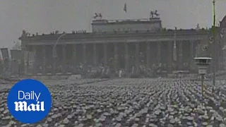 Chilling archive footage shows 1939 Nazi rally in Nuremberg - Daily Mail