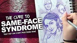 DOES EVERY FACE YOU DRAW LOOK THE SAME? | More Pen Sketches | DrawingWiffWaffles