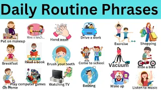 daily routine phrases | advanced english phrases | english speaking practice #phrases