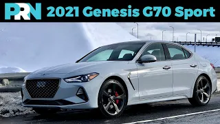 Should You Wait for the Facelift? | 2021 Genesis G70 3.3T Sport AWD Winter Review