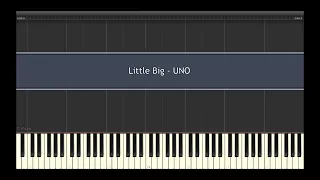 Little Big - UNO l Piano MIDI Version (На пианино)