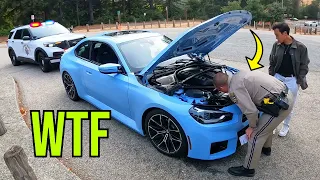 Cop Tries to State Ref Brand New G87 M2!