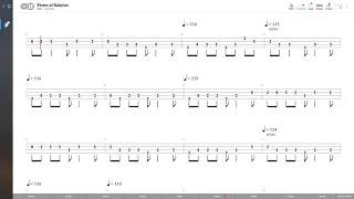 Boney M - Rivers Of Babylon (BASS TAB PLAY ALONG)