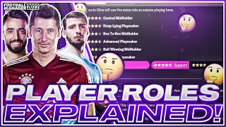 FOOTBALL MANAGER 2022 PLAYER ROLES EXPLAINED!